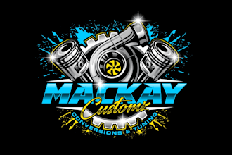 create an eye catching automotive, auto repair, tuning, car company logo for you