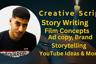 creative script story writing for film and ads