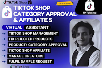 fix tiktok shop listing issues, get category approval and do affiliate marketing
