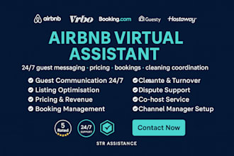 be your 24x7 airbnb virtual assistant