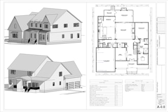 create details architectural drawing in autocad and revit