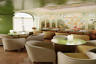 stylize 3d coffee chain,vr lounge,interior layout,cafe grill,dining house render