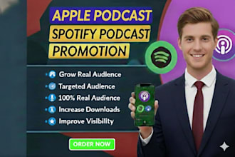 promote your podcast on apple and spotify for organic growth