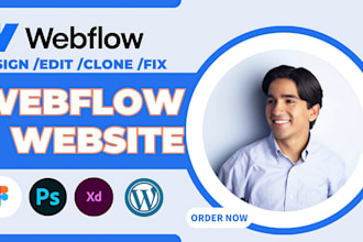 redesign webflow clone webflow website figma to webflow fix webflow issues
