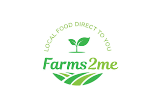 design gardening, ranch, field, farm, plants, organic logo
