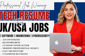 usa, UK software engineering cv, resume writing IT, tech cover letter