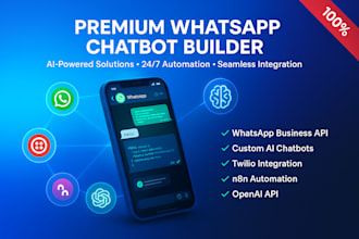 build whatsapp chatbot, whatsapp business api, ai chatbot, twilio, n8n, open ai