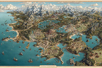 make map illustration map desig fantasy map