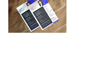do professional resume design, modern CV design, update resume with cover letter