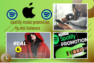 organic spotify music promotion to real listeners increase