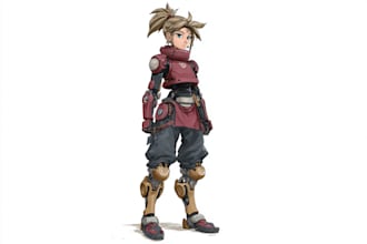 draw mecha robot ,armor ,gundam in anime or realism style