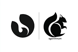 design a minimalist negative space logo