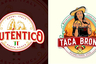 design food restaurant bakery coffee shop logo