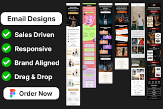do sales driven email template design in figma for email marketing