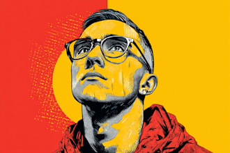 draw a pop art portrait