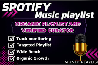 get your music songs to curated playlist for hot playlist placement