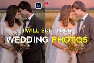 professional wedding photo editing in lightroom