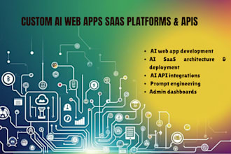 develop ai web app,  ai software development and ai saas platform