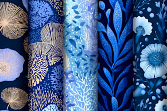 design unique seamless pattern for textile fabric prints