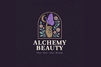 design essence alternative hair salon logo