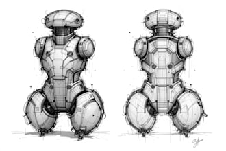 sketch a product design idea