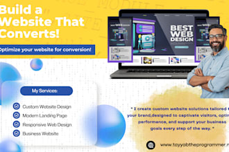 a professional and fast loading website for your business