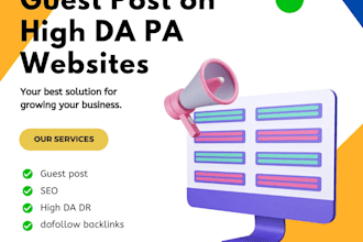 do guest post on high da, DR websites