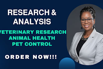 provide veterinary research, case analysis, and animal health content