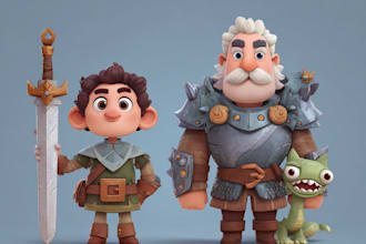 draw 2d game characters, animation and game assets