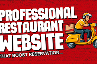design a wordpress restaurant website with online reservations