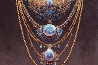 3d jewelry design and rendering