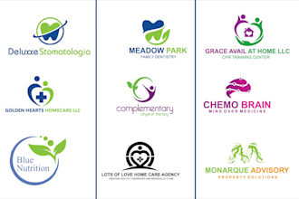 do medical, healthcare and dental custom logo design