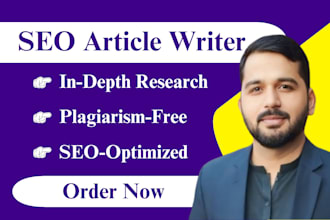 be your writer for SEO friendly article, website content and blog post writing