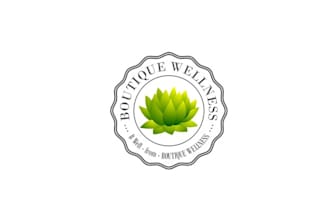 design monogram super boutique wellness logo