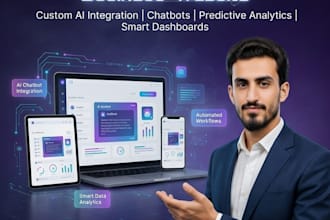 build an ai powered business website