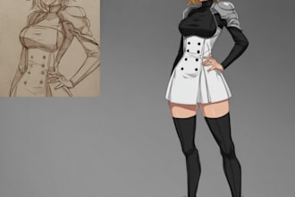 illustrate your anime or roleplaying character oc