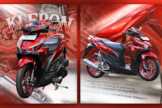 create stunning racing posters of your car or bike