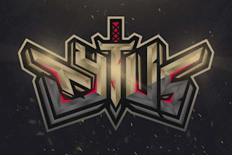 draw stunning game logo for video game, twitch, roblox