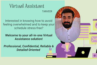 be your professional virtual assistant for admin and project support