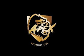 design cool motorsport club logo