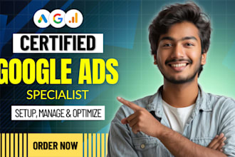 be your google ads, adwords, pay per click campaign manager expert, specialist