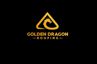 design powerful roofing company logo