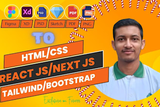 convert figma to HTML, CSS, react, and figma to tailwind CSS