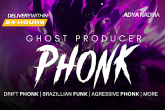 produce original brazilian funk, phonk, dark phonk in 24h
