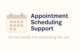 manage your appointment scheduling and client bookings