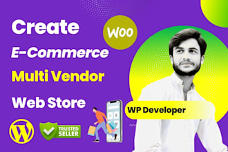 design multi vendor shopify and wordpress ecommerce marketplace website