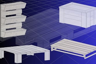 create custom plans for pallet furniture