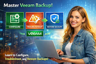 configure, troubleshoot, and restore backups using veeam