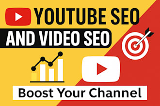 optimize your youtube channel and rank your videos with SEO