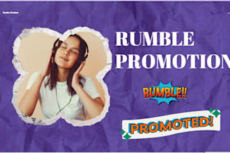 do organic and viral rumble promotion rumble channel marketing